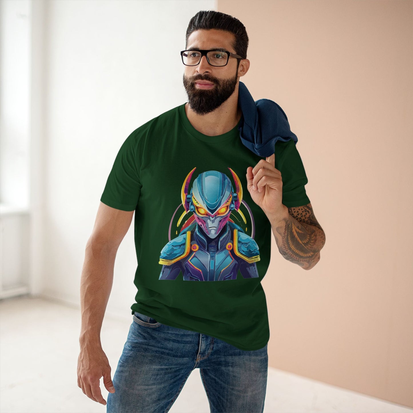 Aliens Graphic Unisex 100 Cotton Staple Tee 1