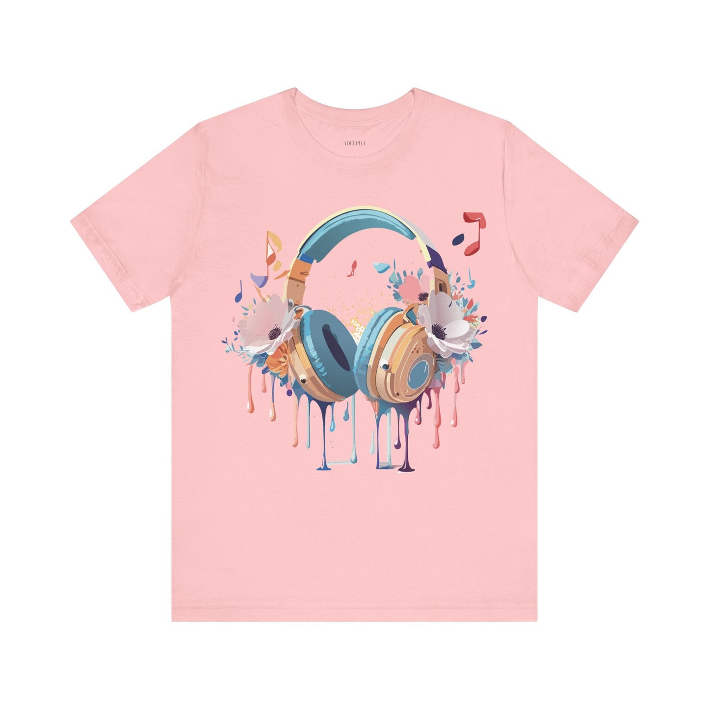Adelpha Graphic Unisex Music T Shirt With Vintage Inspired Artwork Short Sleeve Tee