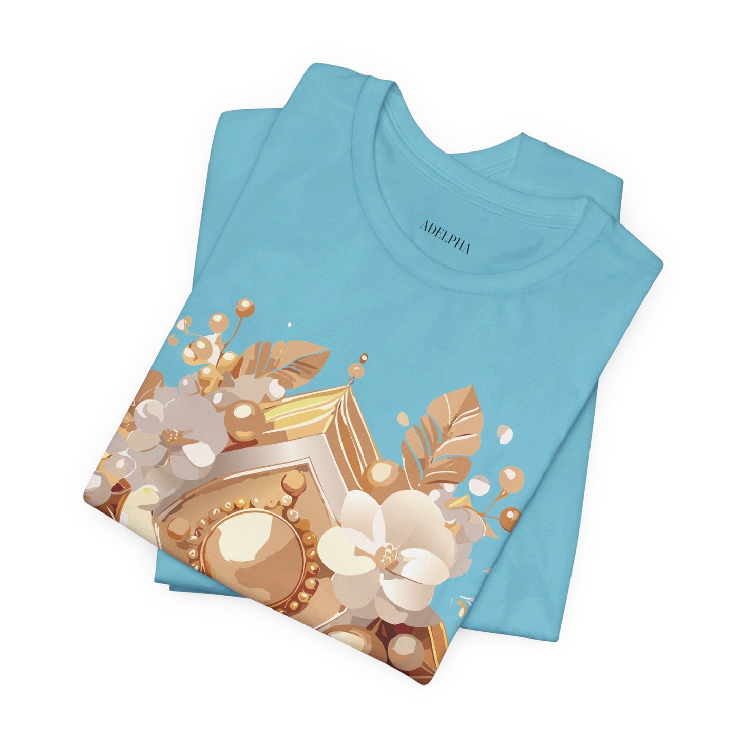 Jewelry Graphic Unisex 100 Cotton Vintage Treasure Art T-Shirt 28