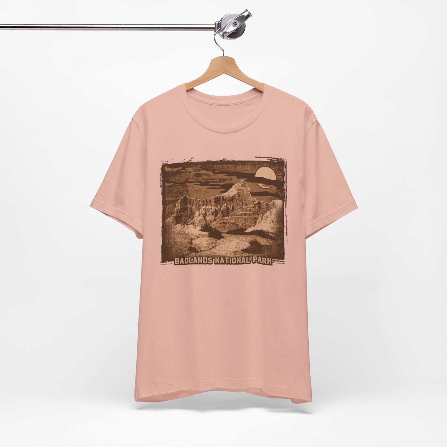 Badlands Retro Poster Graphic Design Tee, Badlands Shirt, Vintage Tees, Art Design T-Shirt, Graphic Tee, Retro Art Shirts