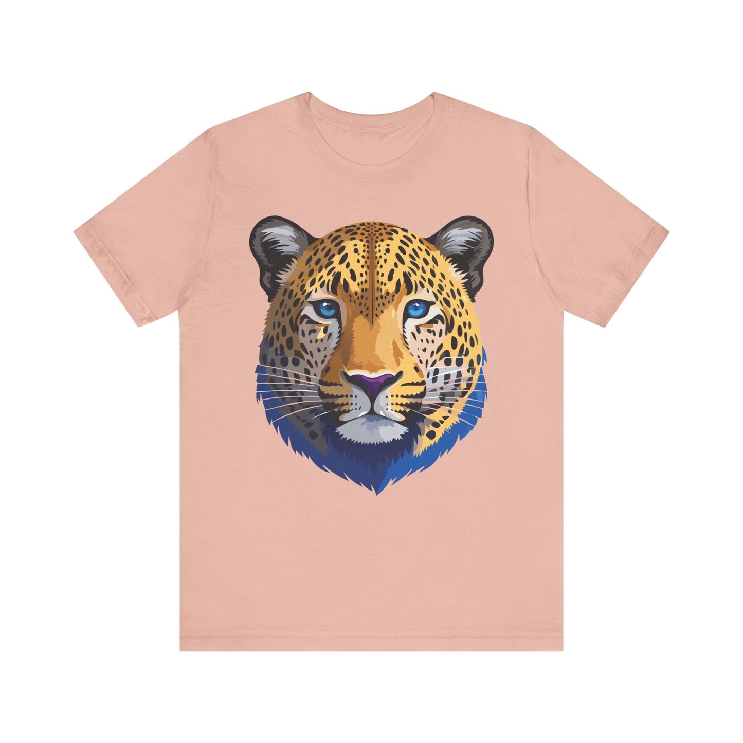 Unisex Animal Graphic Tee Shirt With Wildlife Art Design For Everyday Comfort Short Sleeve