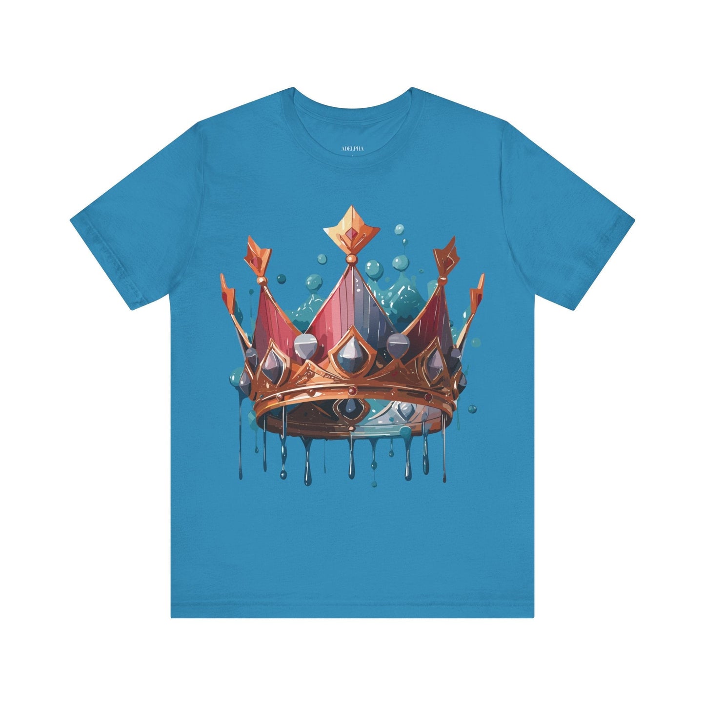 Crown Graphic Unisex 100 Cotton Vintage Artwork Tee 7