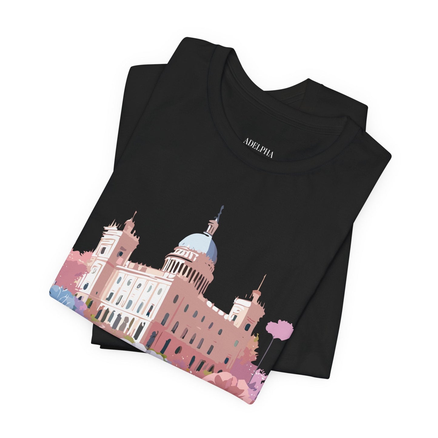 Madrid Tourist Shirt Graphic Tee Unisex Vintage Inspired Artwork By Adelpha Premium Streetwear