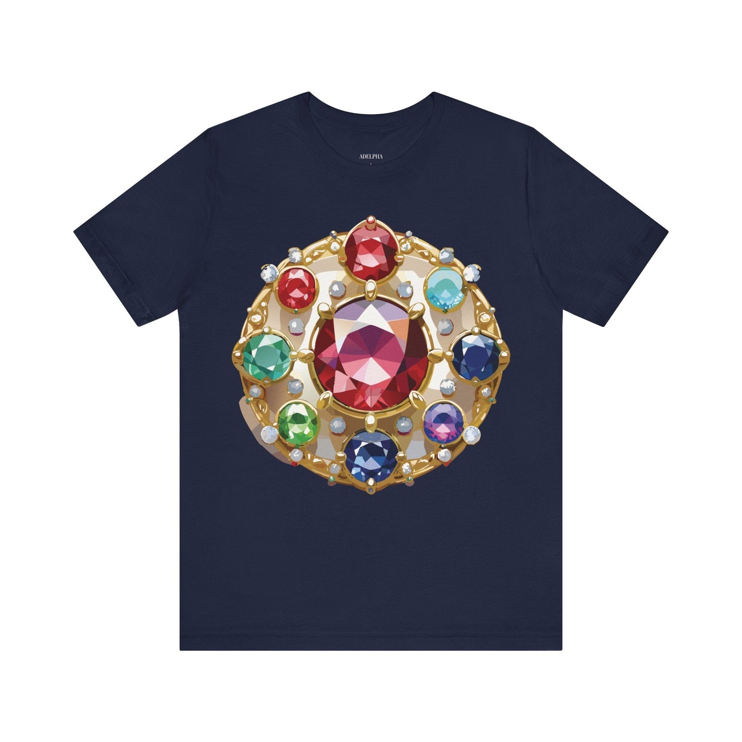 Adelpha Graphic T Shirt Unisex Vintage Artwork Tee Jewelry Design Short Sleeve Art Print