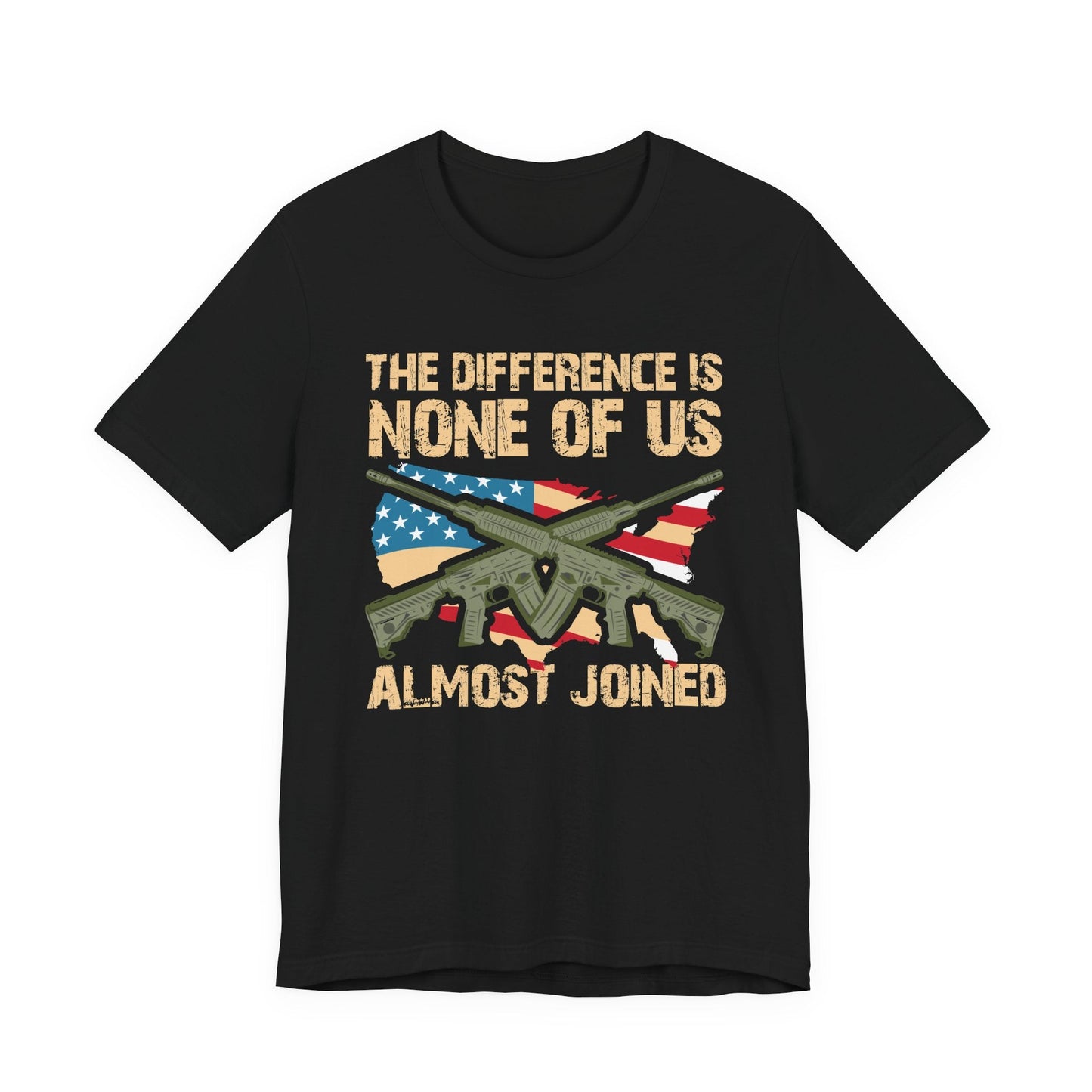 Army Veteran Patriotic Graphic Design Unisex Cotton T-Shirt v18