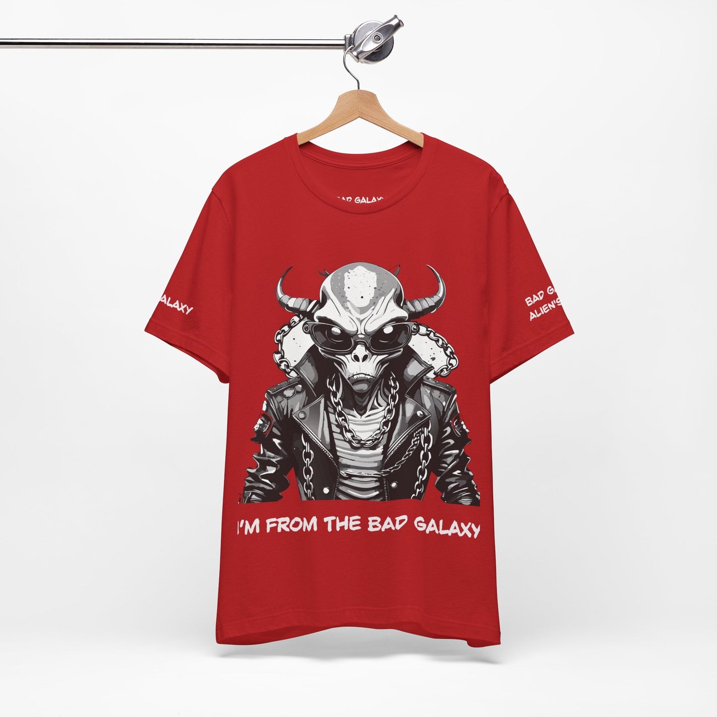 Alien Tee Shirt From Bad Galaxy 100 Cotton Made To Order With Eco Friendly Inks Free Shipping