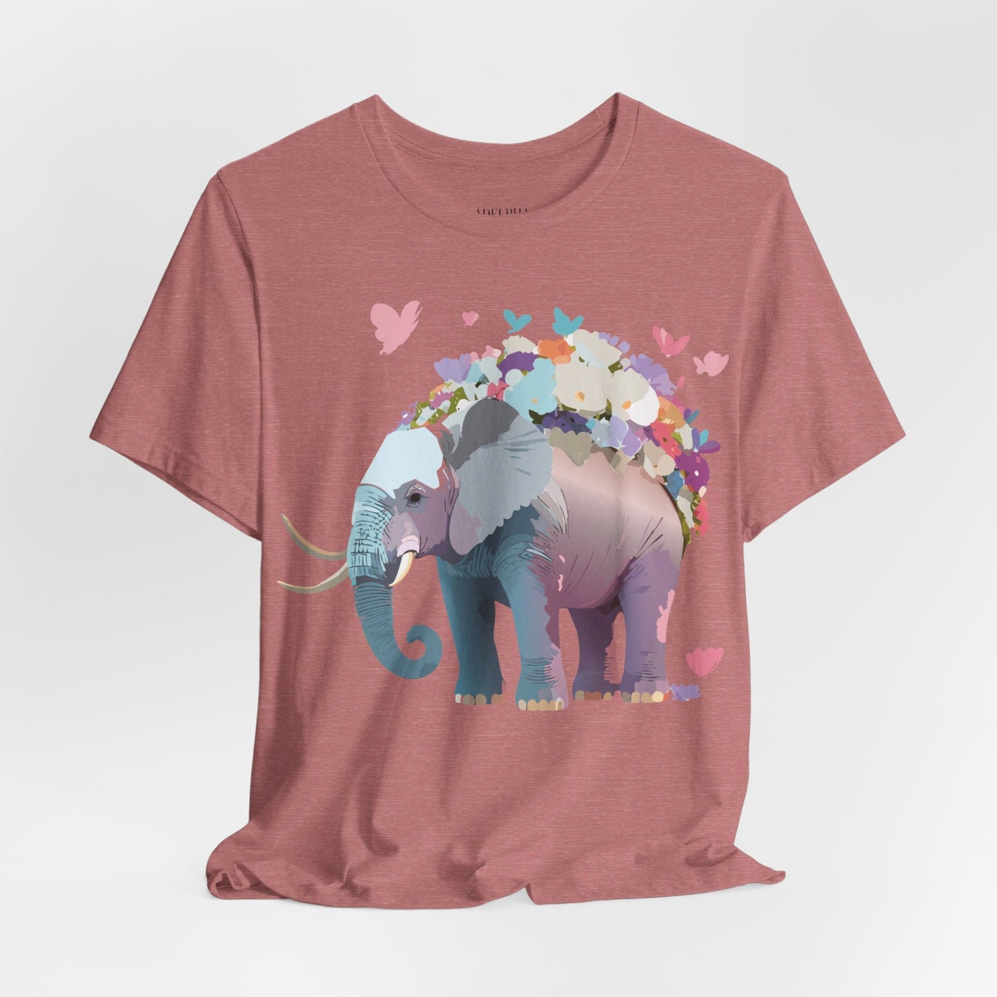 Elephant Graphic Unisex 100 Cotton Jersey Vintage Art Design Tee 15
