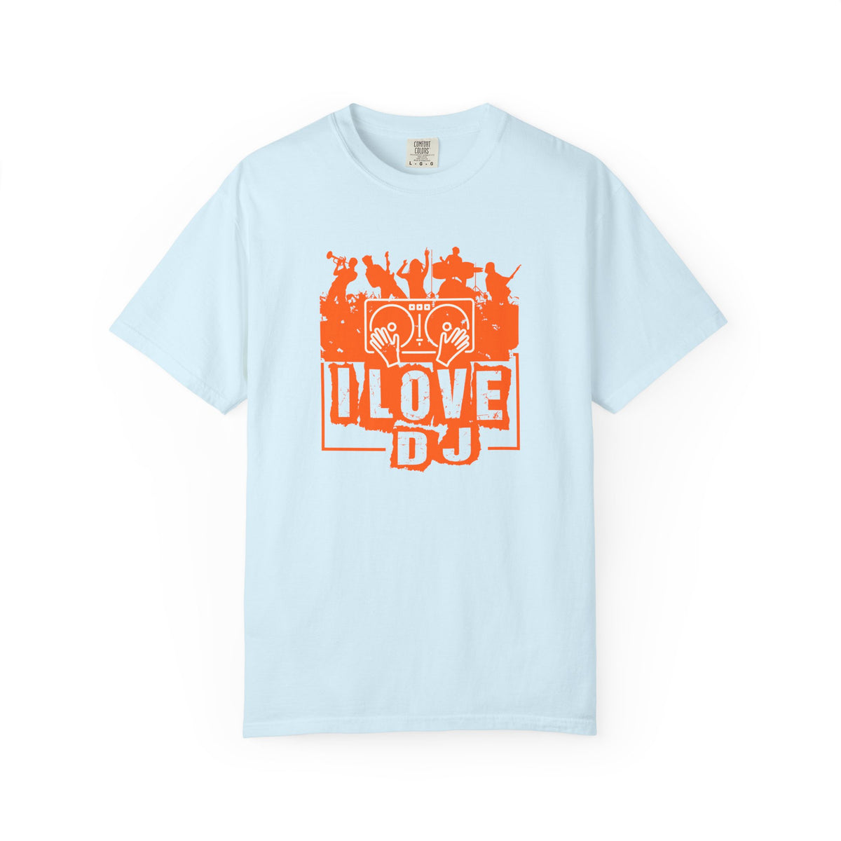 I Love DJ graphic T-shirt DJ Turntable Music Unisex Cotton Tee 051