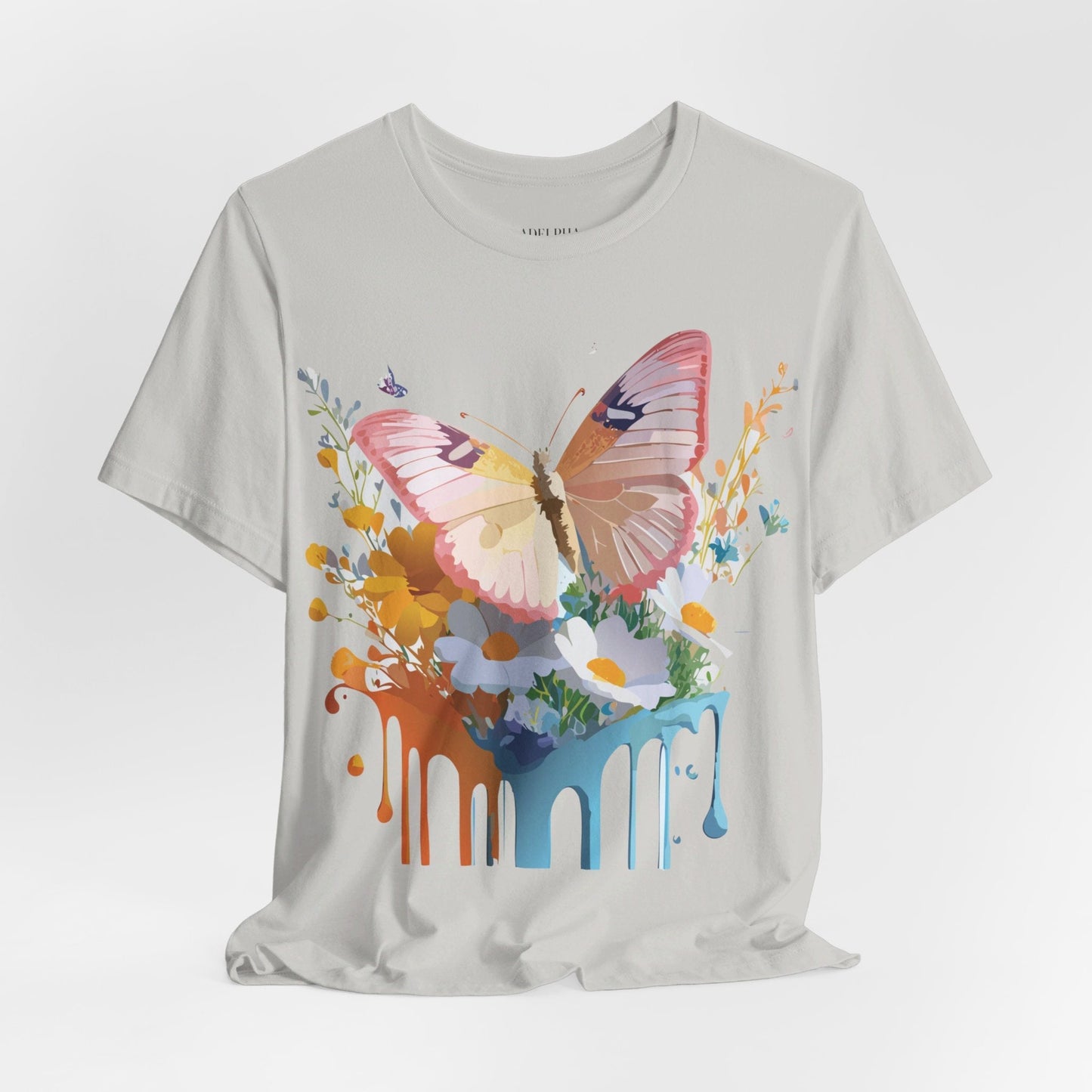 Butterfly Graphic Tee Unisex Short Sleeve Art Design By Adelpha