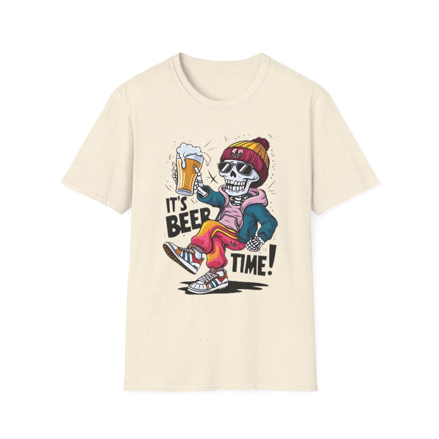 Skull Graphic Unisex Cotton T-shirt with Skeleton Artwork Design 9