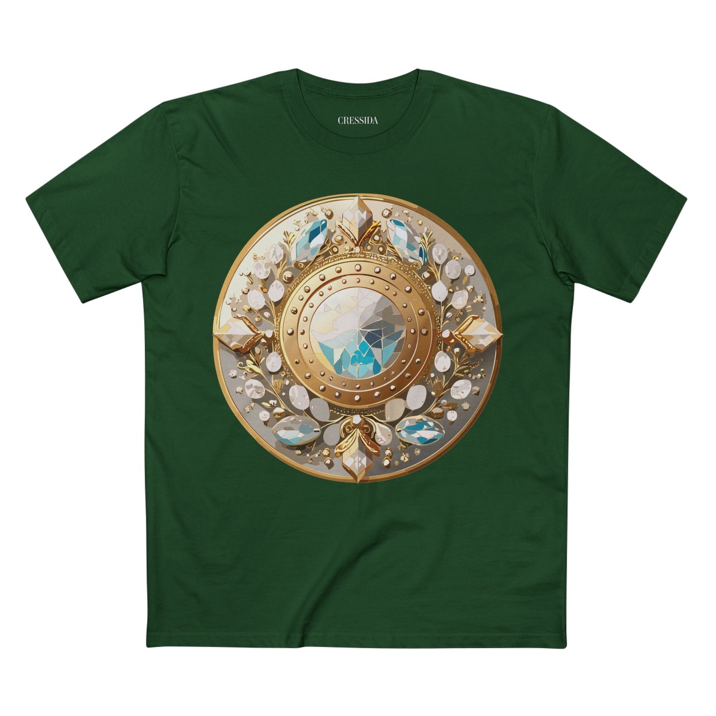 Medallion Graphic T-Shirt Unisex 100 Cotton With Gold Art Design Medal Tee 19