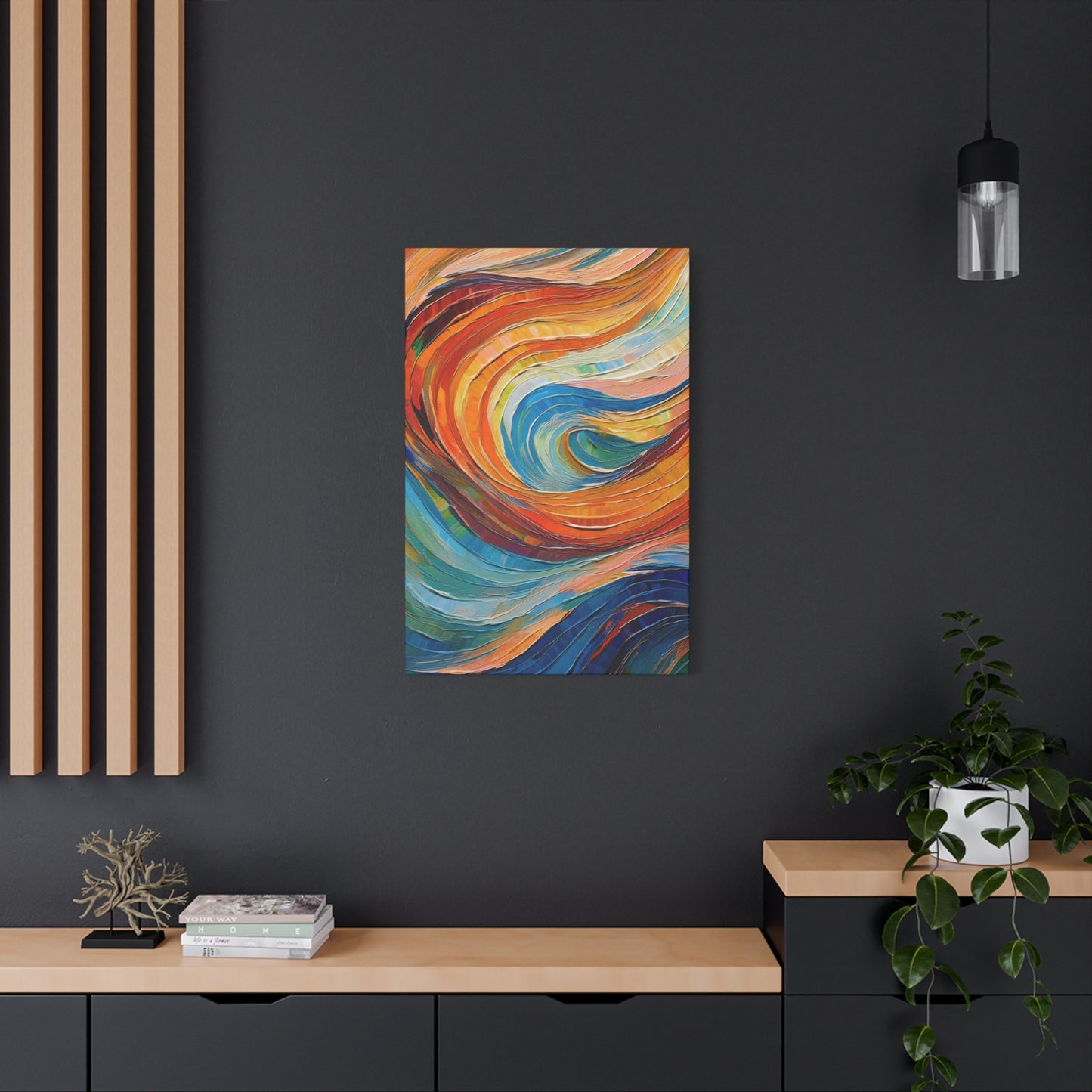 Abstract Oil Painting Print Canvas 20x24,20x30,24x30 24x32,24x36,30x40 32x48,36x48,40x60 Pine-Wood Inner Frame ABS-97