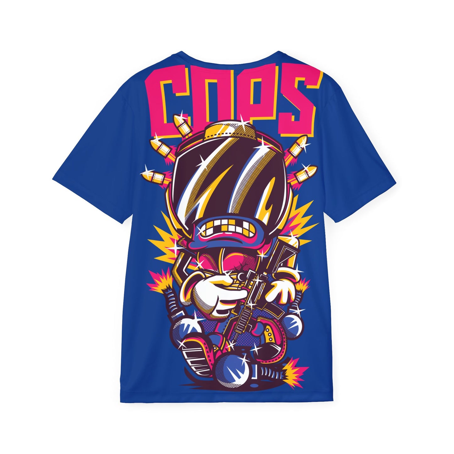 Be8 Fun Graphic T-Shirt, Art Design Poly Shirt, All Over Print Graphic Tee, Funny Print T-Shirt, Funny Cartoon Tee