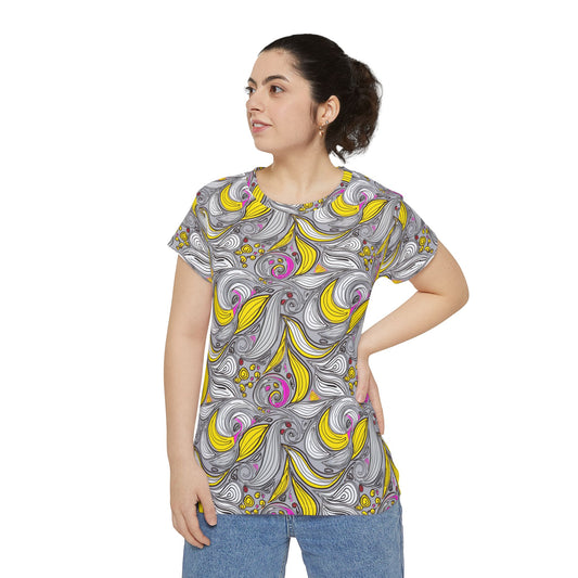 Abstract Print Shirt, Shirt with Abstract Print