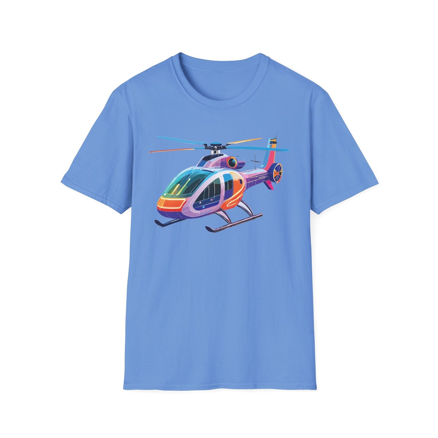 Chopper Helicopter Shirt Unisex T Shirt Softstyle 64000 100 Percent Ring Spun Cotton