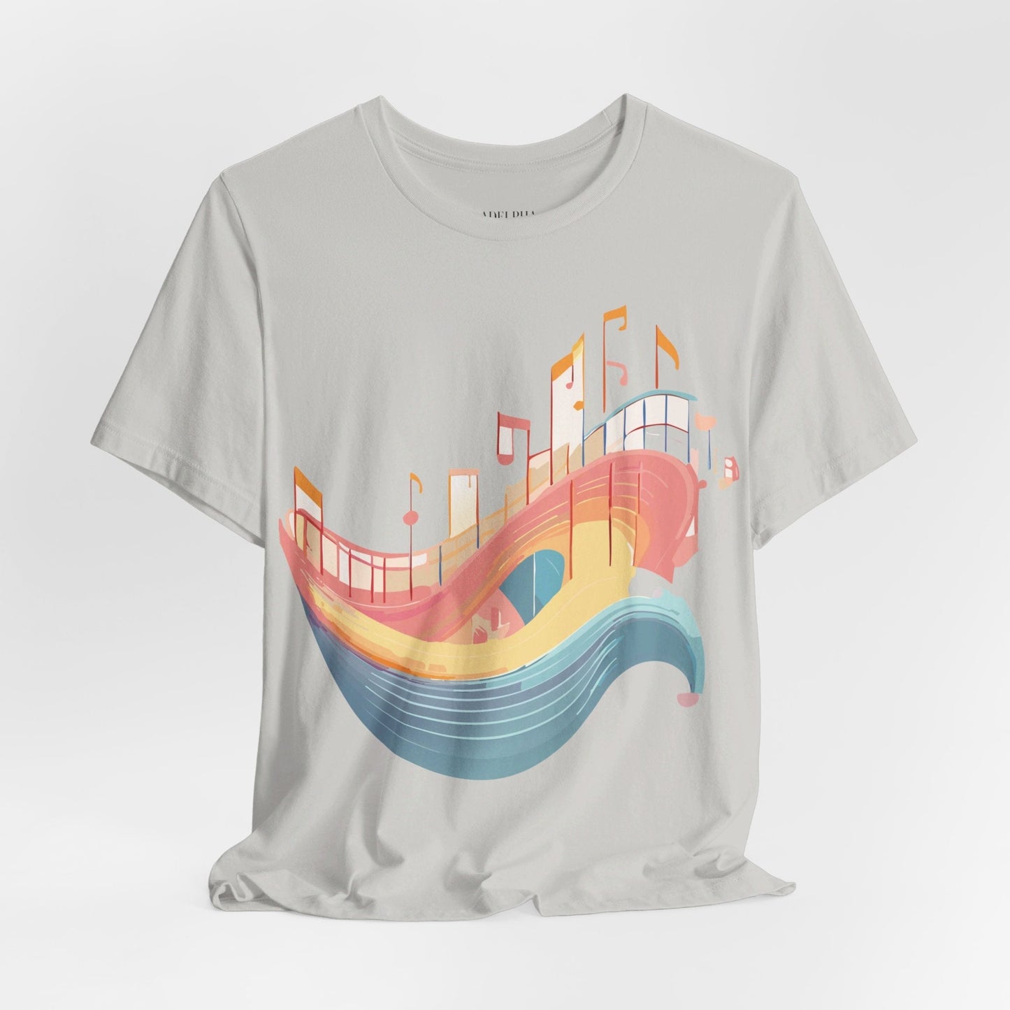 Adelpha Music T Shirt Unisex Graphic Tee Vintage Art Design Jersey Short Sleeve Premium