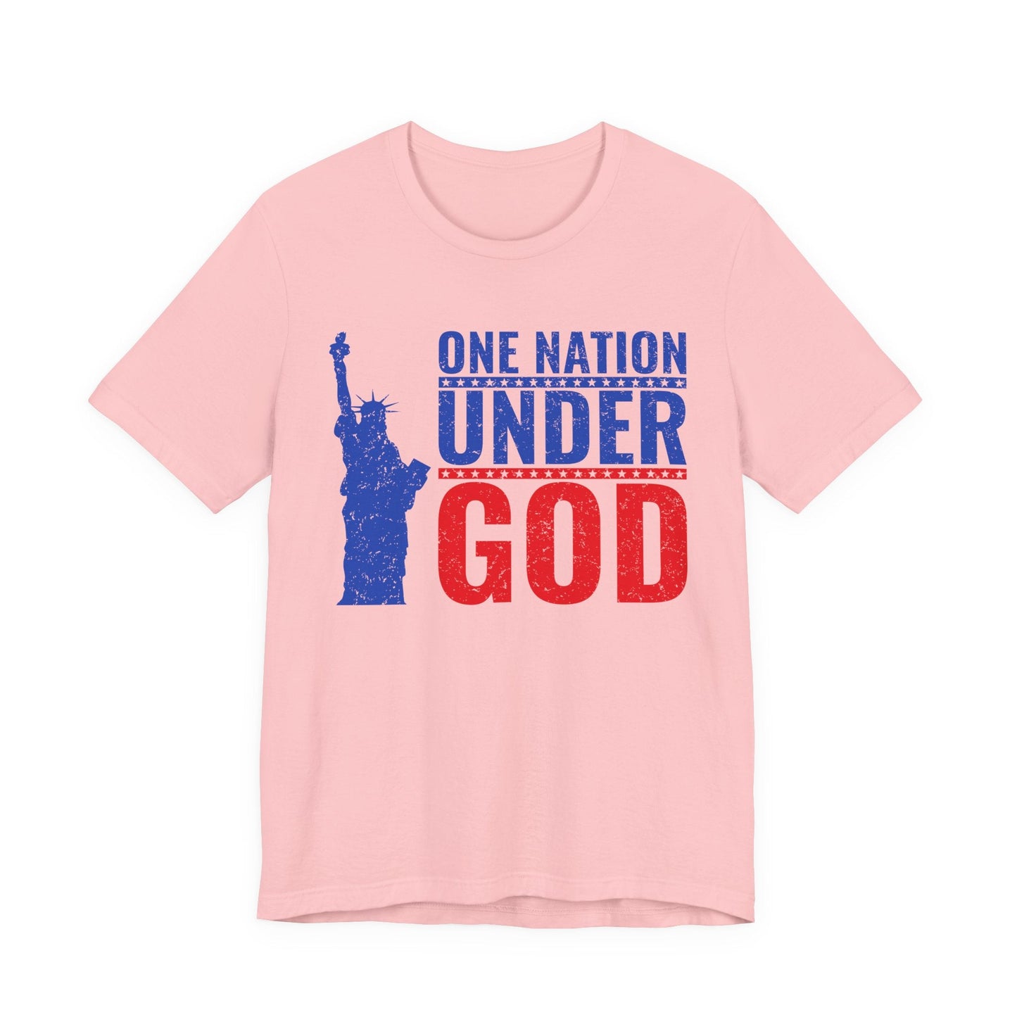 Statue of Liberty Patriotic Graphic Unisex Cotton T-Shirt a6