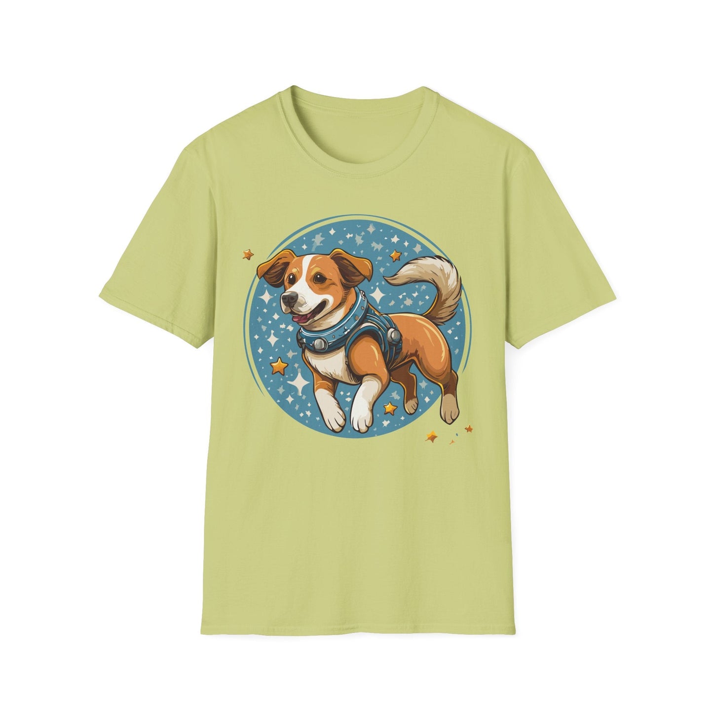 Unisex Dog And Animal Print Shirt Gildan Softstyle 64000 Tee