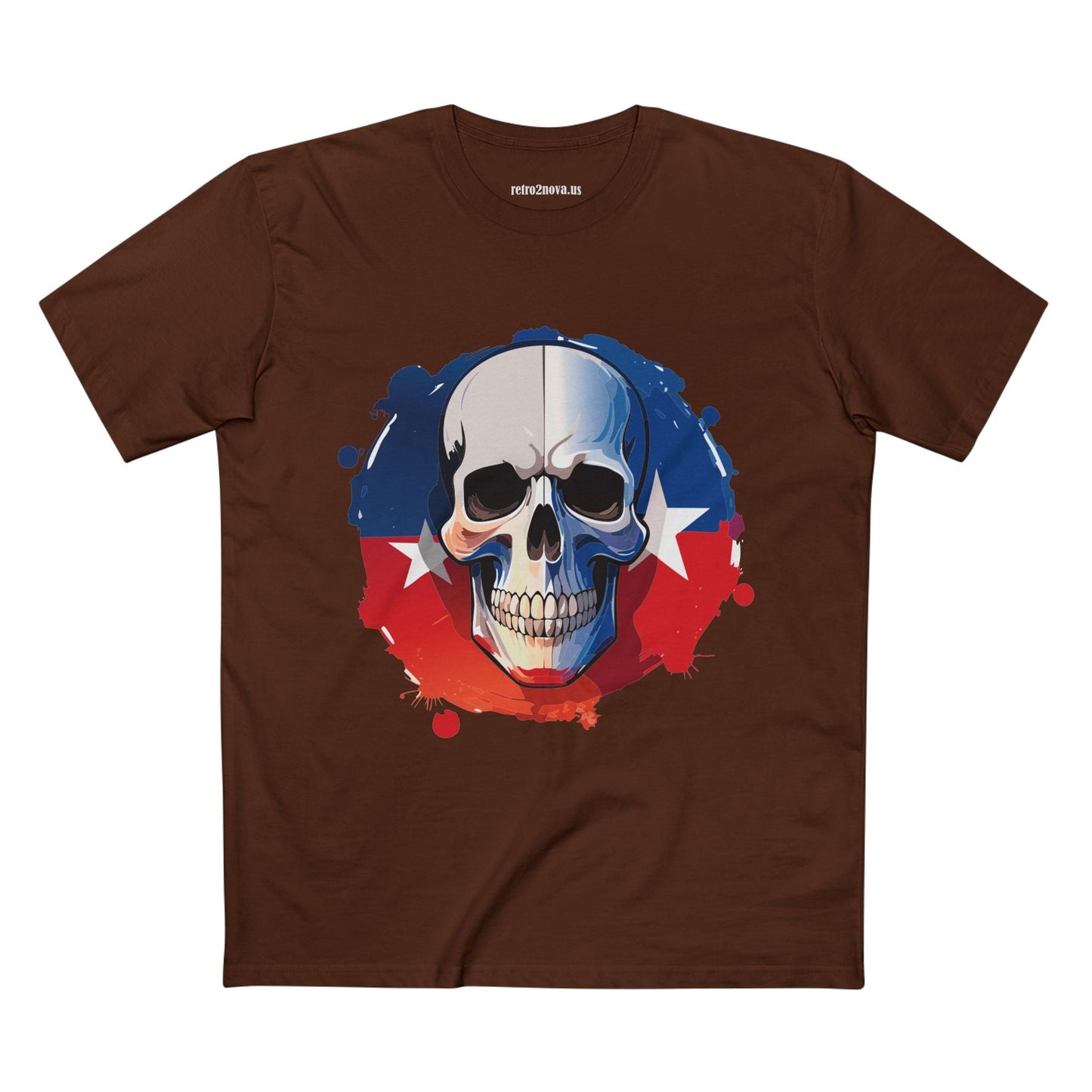 Skull And Skeleton Shirt Unisex Premium Cotton Tee With Original Art Design From Retro2Nova