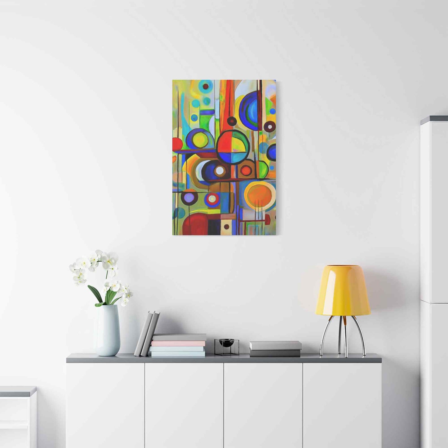 Abstract Painting Print Canvas 20x24,20x30,24x30, 24x32,24x36,30x40, 32x48,36x48,40x60 Pine-Wood Inner Frame ABS-14