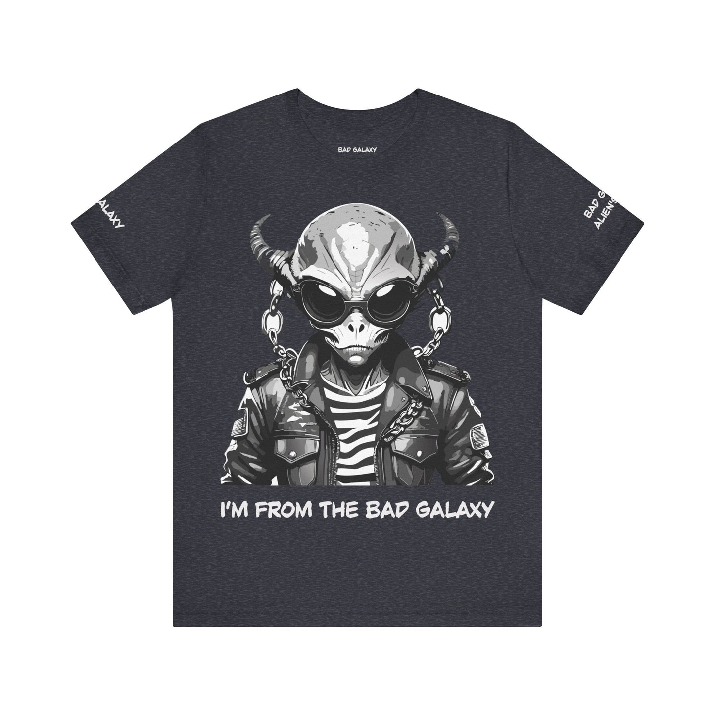 Alien T Shirt From Bad Galaxy Graphic Tee With Free Shipping Lightweight 100 Cotton USA Made