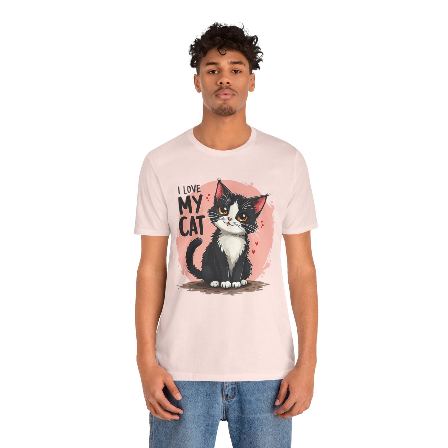 I Love My Cat Shirt, Cat Tee Shirt, Funny Kitty T-Shirt, Kitty Top, Animal Tees, Funny Animal T-Shirt, Graphic Tee