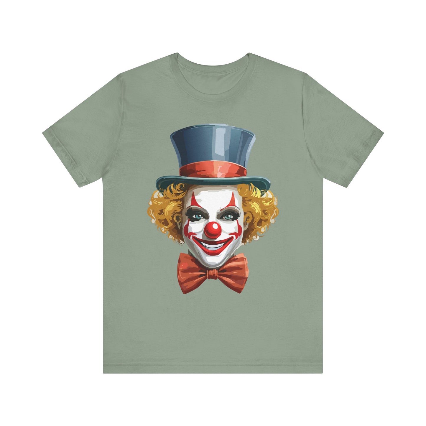 Clown Shirt, Funny Shirt, T-Shirt with Clown, Funny Art Design Tee, Circus Tees, Circus T-Shirt, Unisex Humor Wear 11