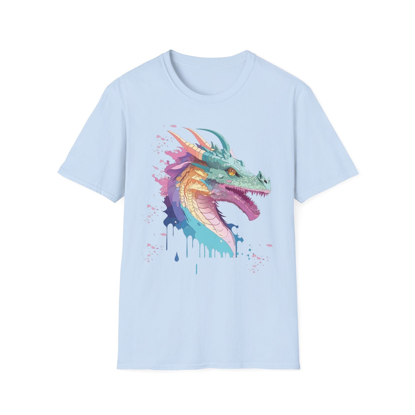 Dragon Graphic T Shirt Unisex Animal Shirt Cotton Softstyle Tee For Everyday Comfort