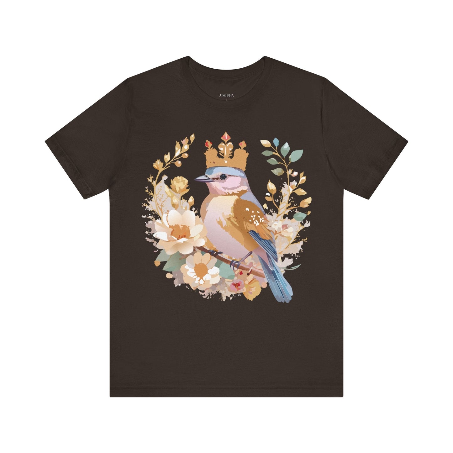 Medallion Graphic Tee Unisex Art Design Adelpha Vintage Inspired Short Sleeve Tee