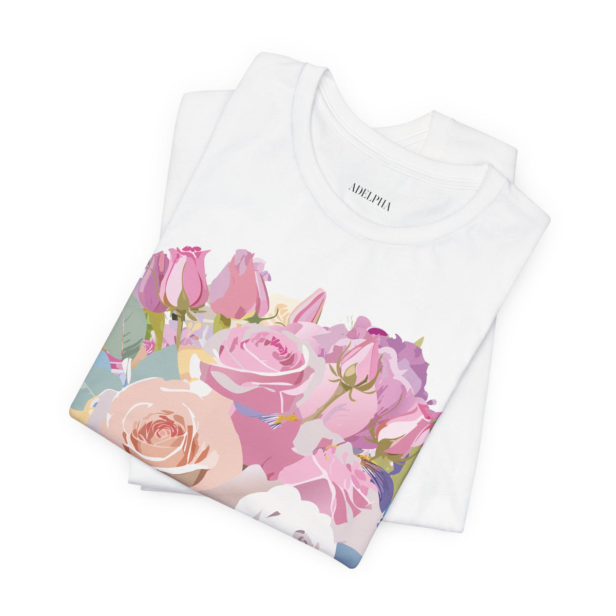 Floral Graphic Tee Shirt - Bella+Canvas Unisex 100 Cotton 19
