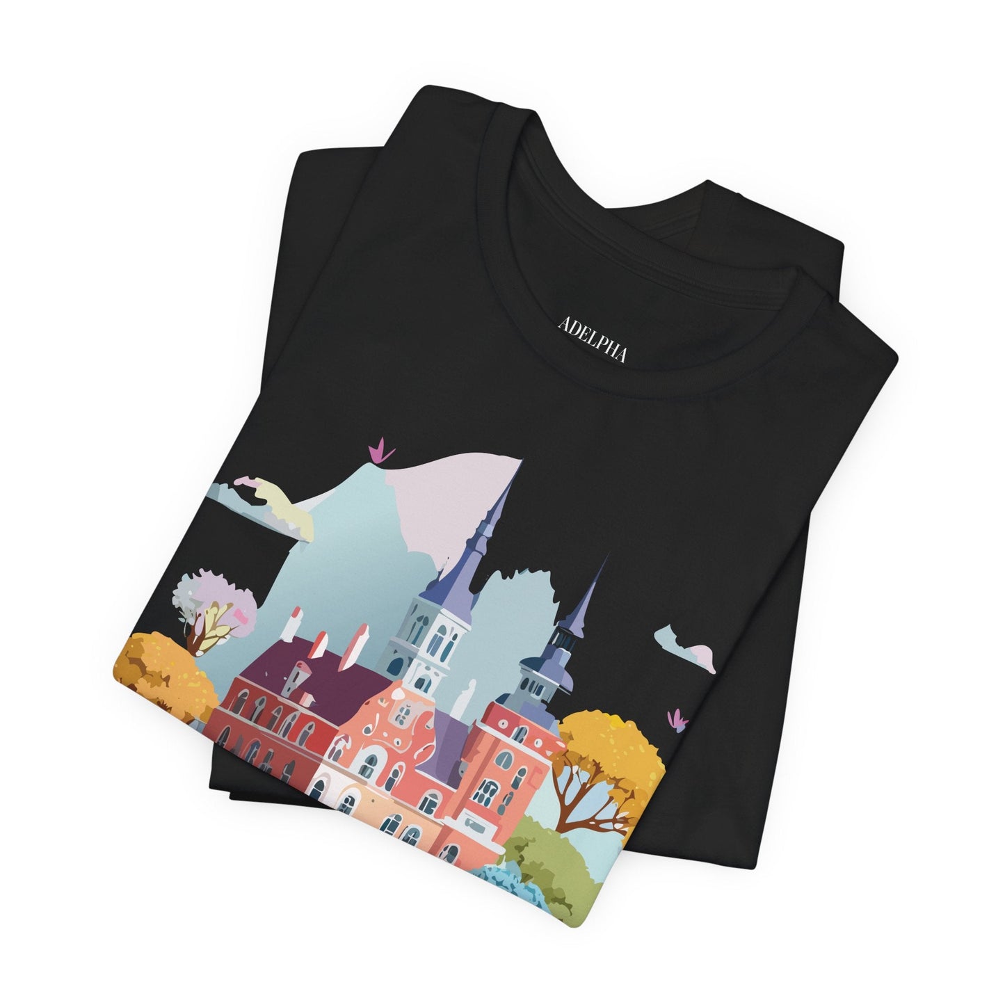 Germany Tourist Shirt Graphic Tee Unisex Vintage Inspired Design Adelpha Short Sleeve