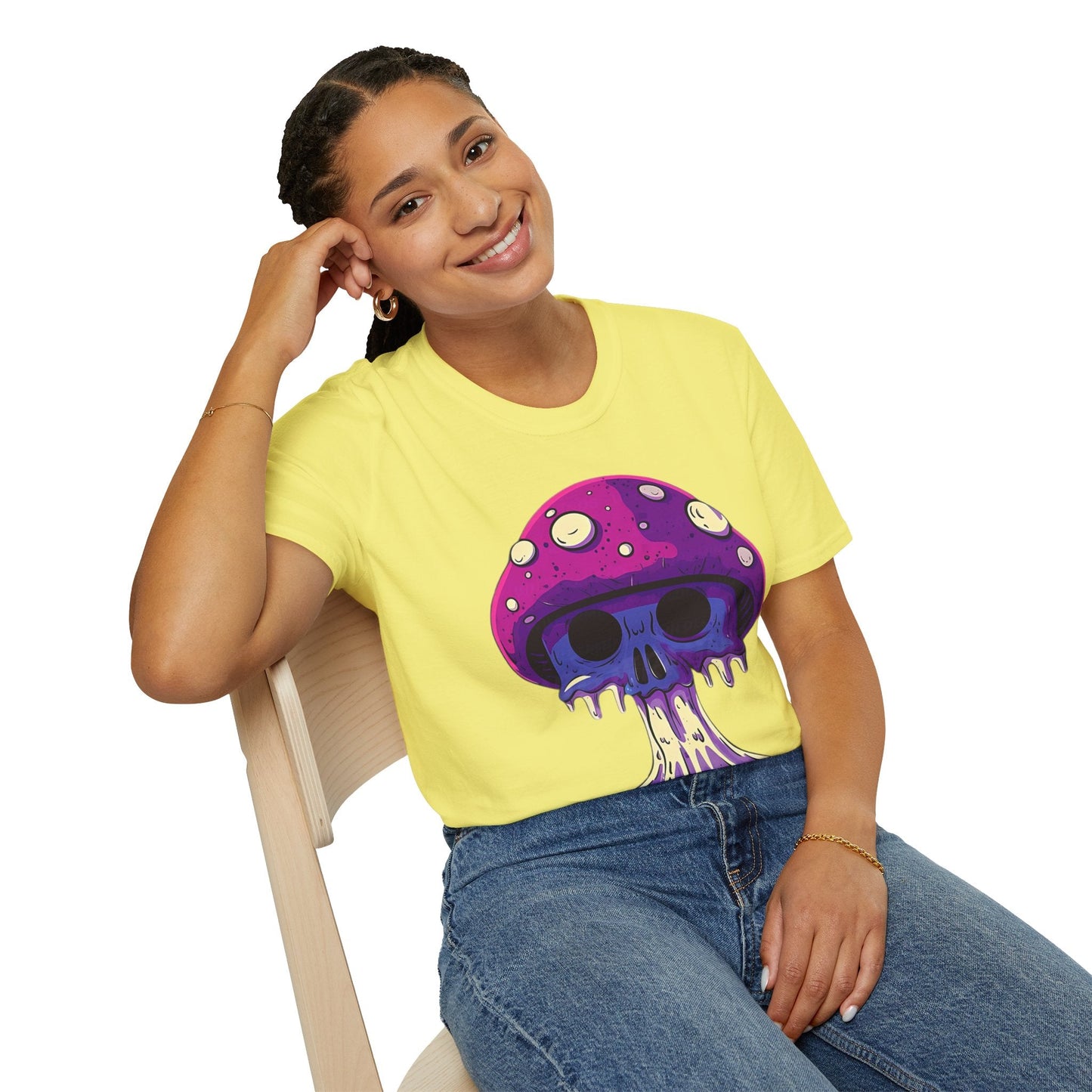 Mashroom Tee Shirt Unisex Funny Mashroom Graphic Softstyle Tee Gildan 64000 Quality Cotton