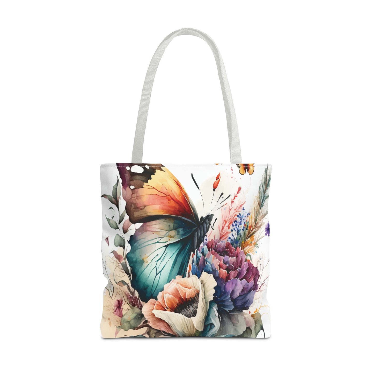 Canvas Bag with Butterfly Prints