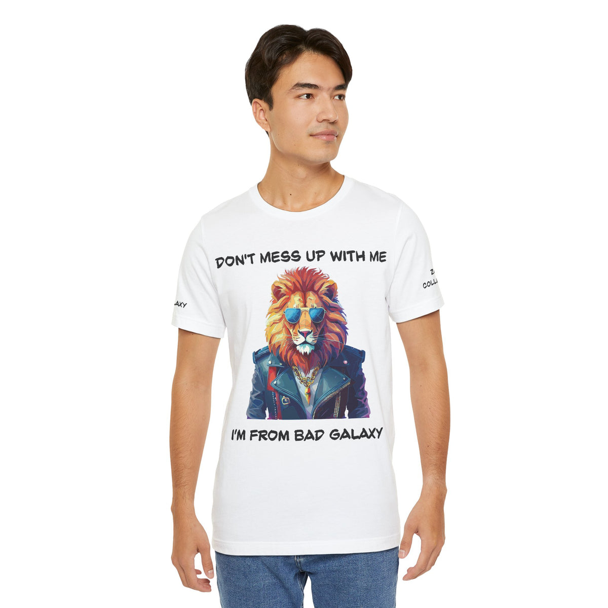 Animal Graphic Unisex Cotton Bella+Canvas Tee with Art Design b10