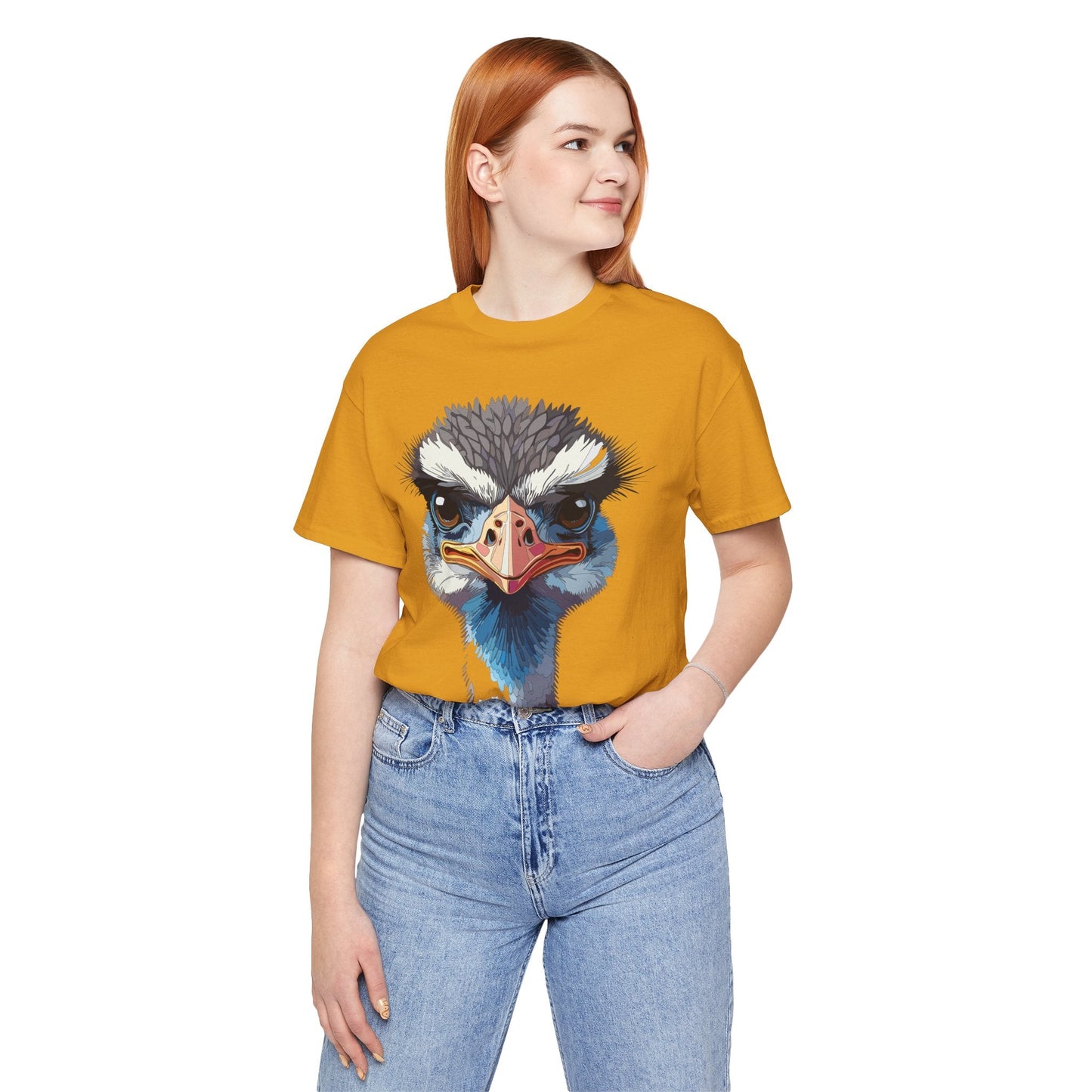 Unisex Animal Tee Shirt With Wildlife Art Design For Men And Women Gildan Softstyle 64000