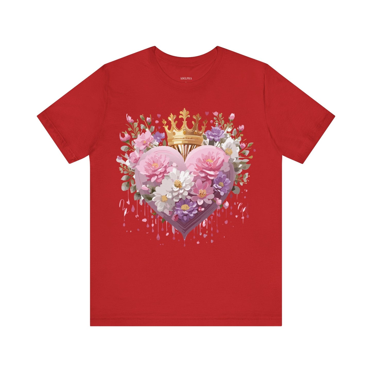 Valentine Graphic T Shirt Unisex Jersey Short Sleeve Adelpha Art Design Tee Vintage Inspired