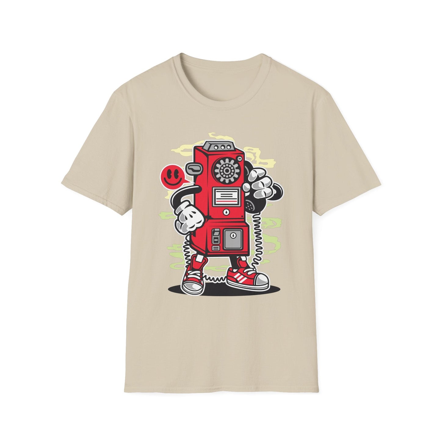 Cartoon T Shirt Animation T Shirt Funny Graphic Tee Softstyle 64000 Unisex Short Sleeve