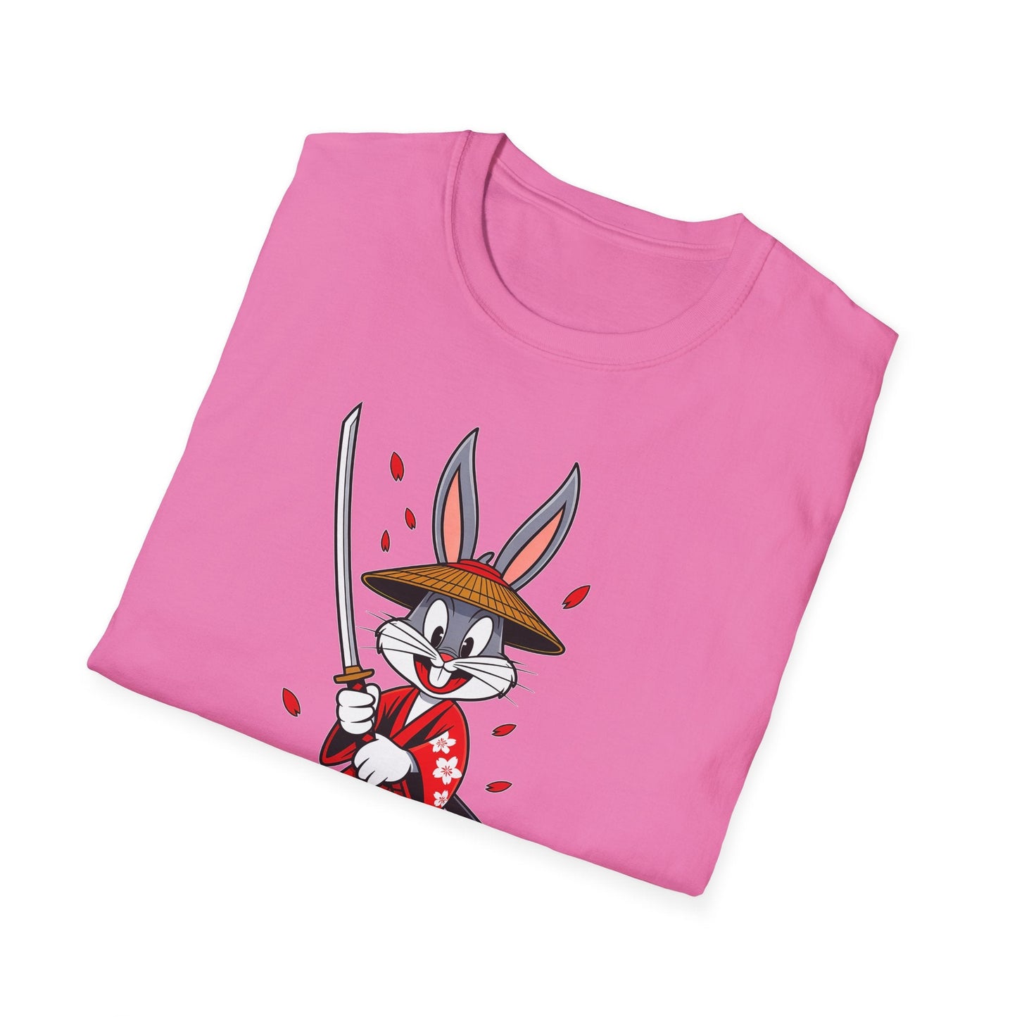 Bugs Bunny Graphic T Shirt Unisex Gildan Softstyle 64000 Cotton Tee Cartoon Animation Design