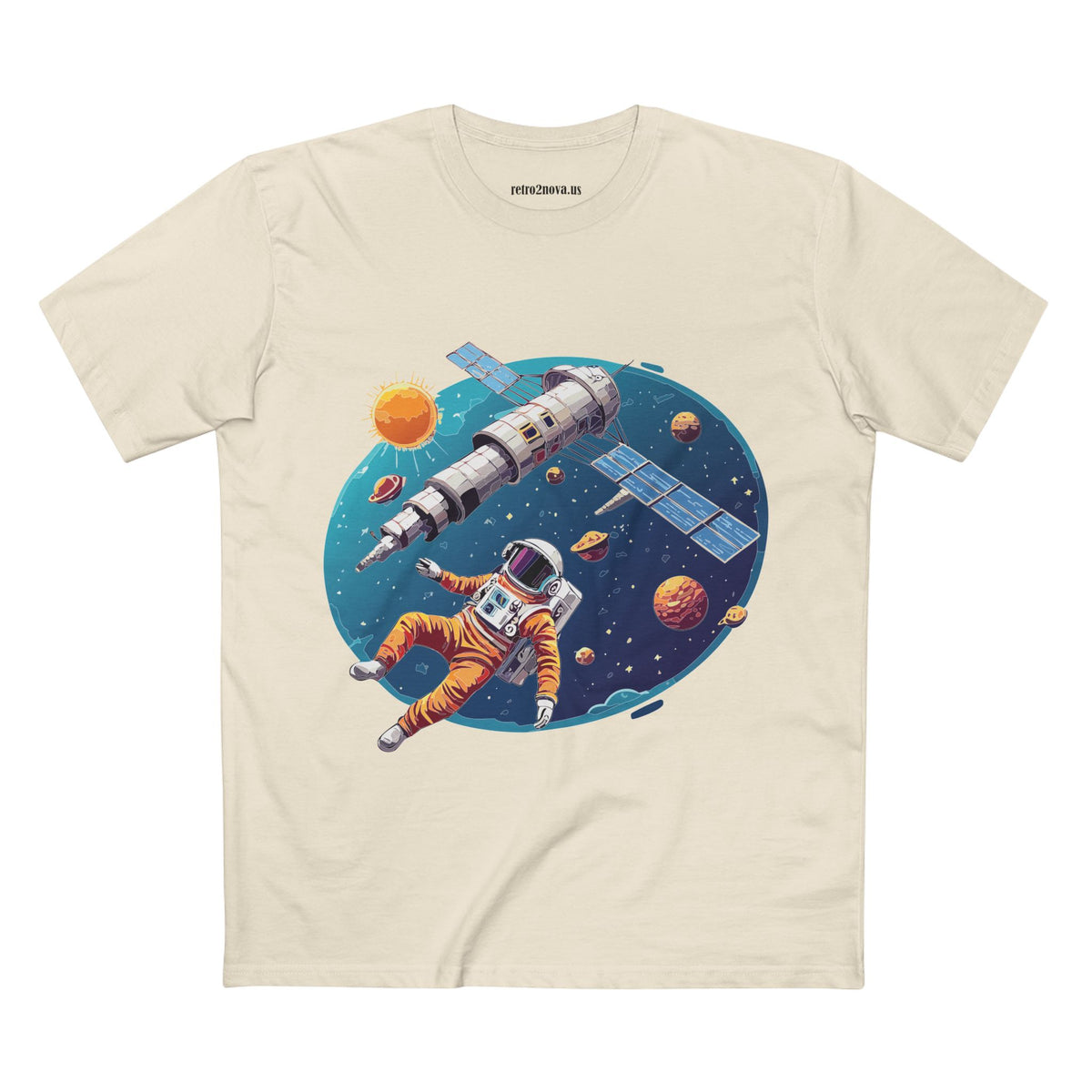 Cosmos Astronaut Graphic Tee Staple Unisex 100 Cotton Tee Shirt - CS-23
