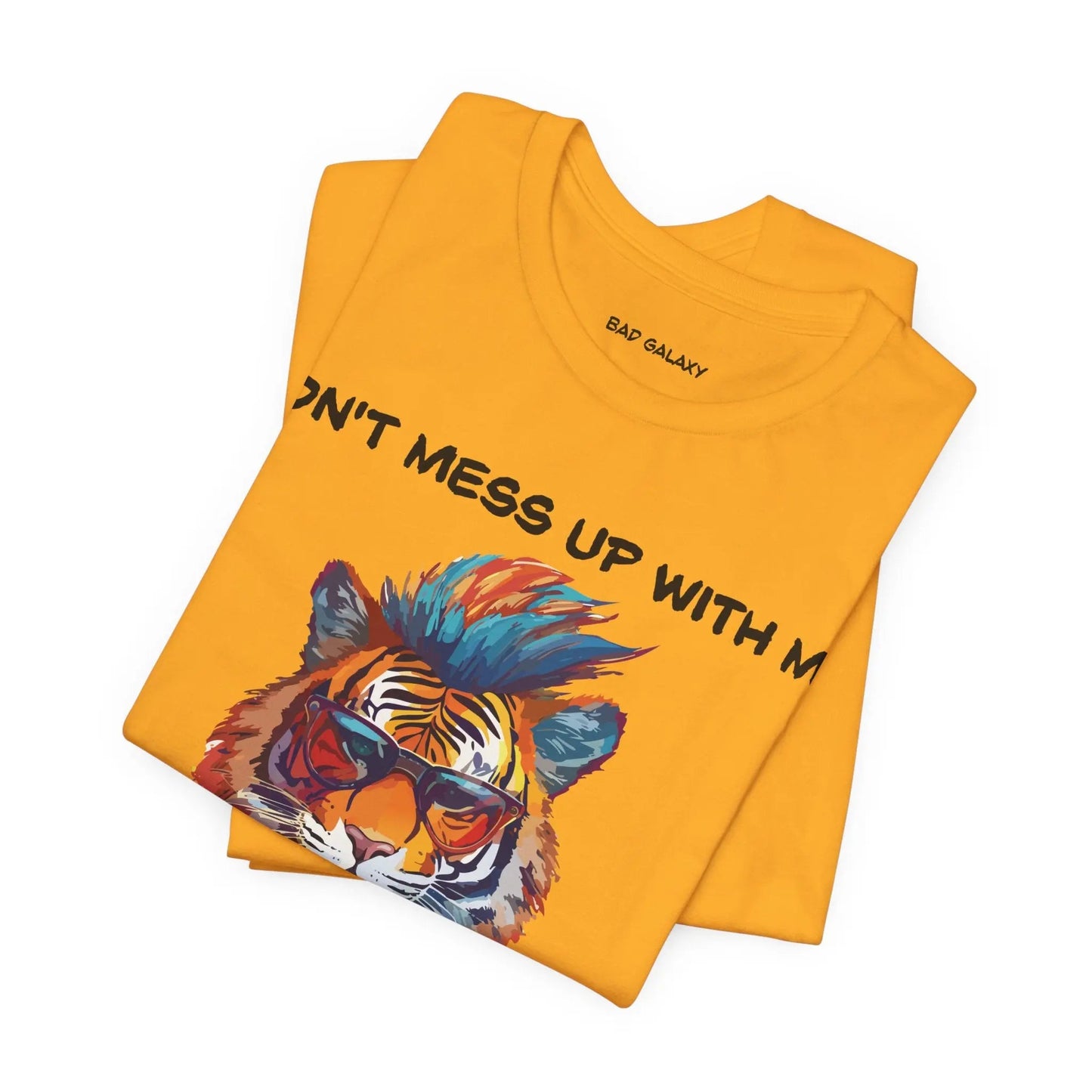 Animal T Shirt Bad Galaxy Made To Order Cotton Tee With Eco Friendly Inks Free Shipping USA