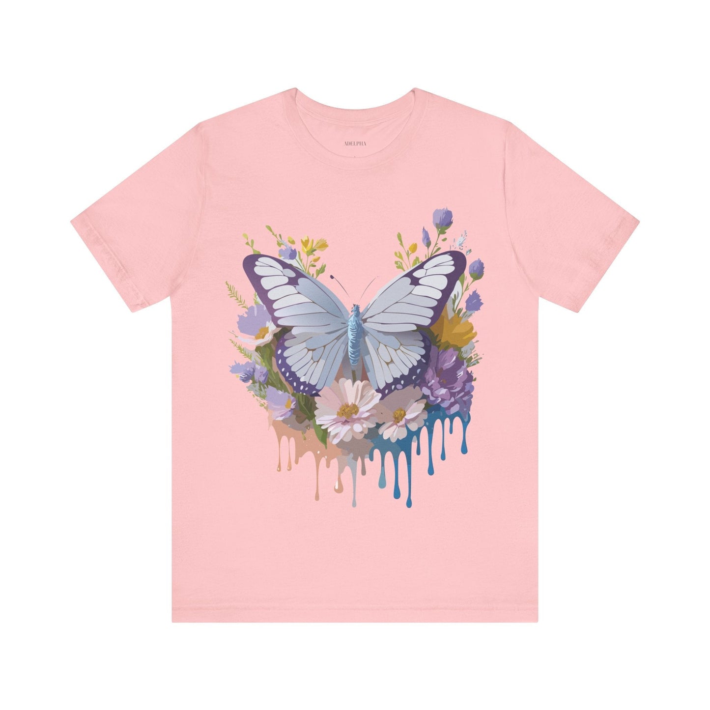 Adelpha Vintage Inspired Graphic Tee Unisex Short Sleeve Shirt
