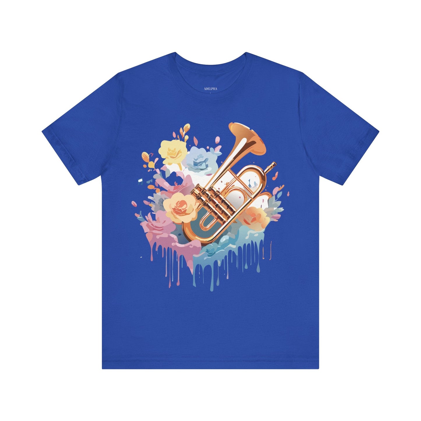 Music T Shirt Unisex Graphic Tee Vintage Artwork Adelpha Short Sleeve Art Design