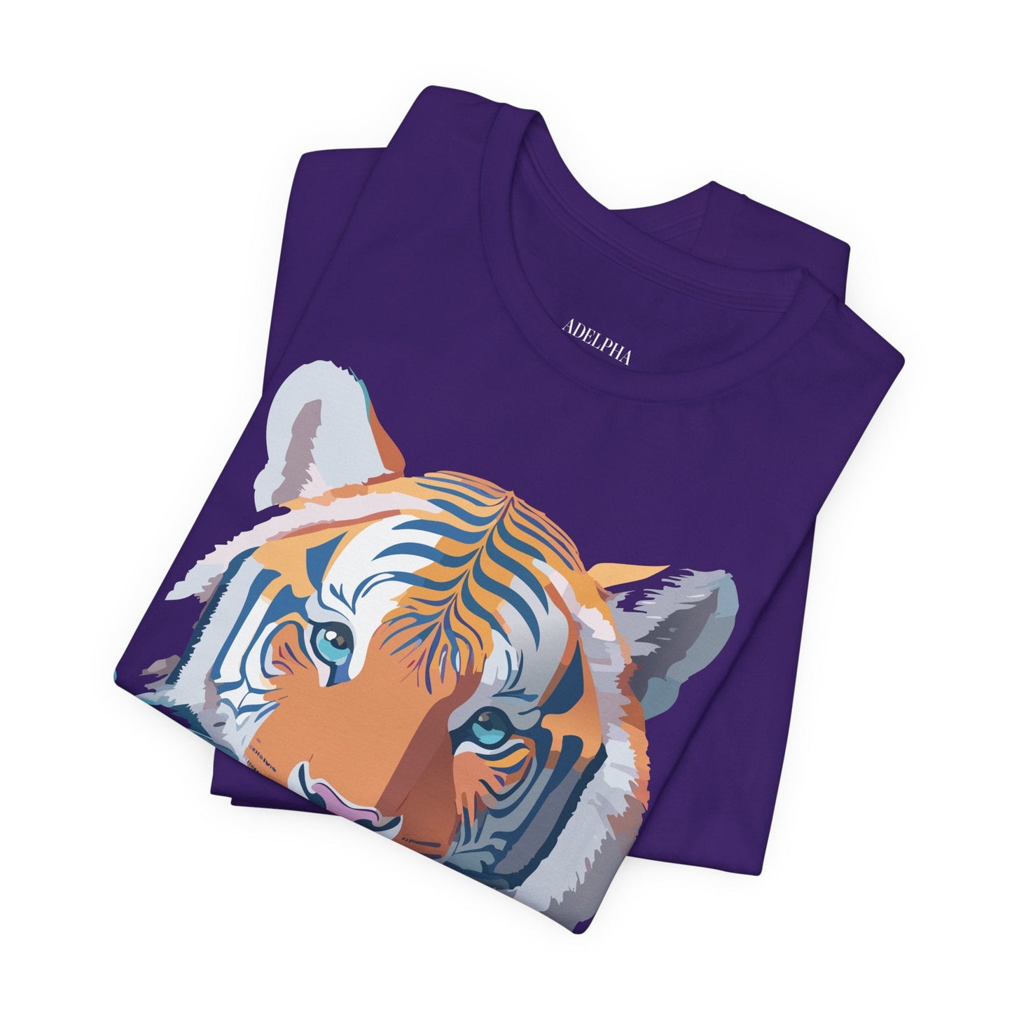 Tiger Graphic Tee Unisex Jersey Short Sleeve Vintage Inspired Artwork Adelpha Art Design