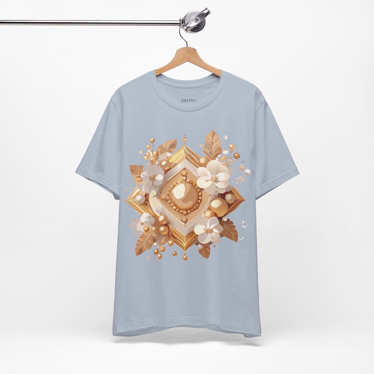 Jewelry Graphic Unisex 100 Cotton Vintage Treasure Art T-Shirt 28