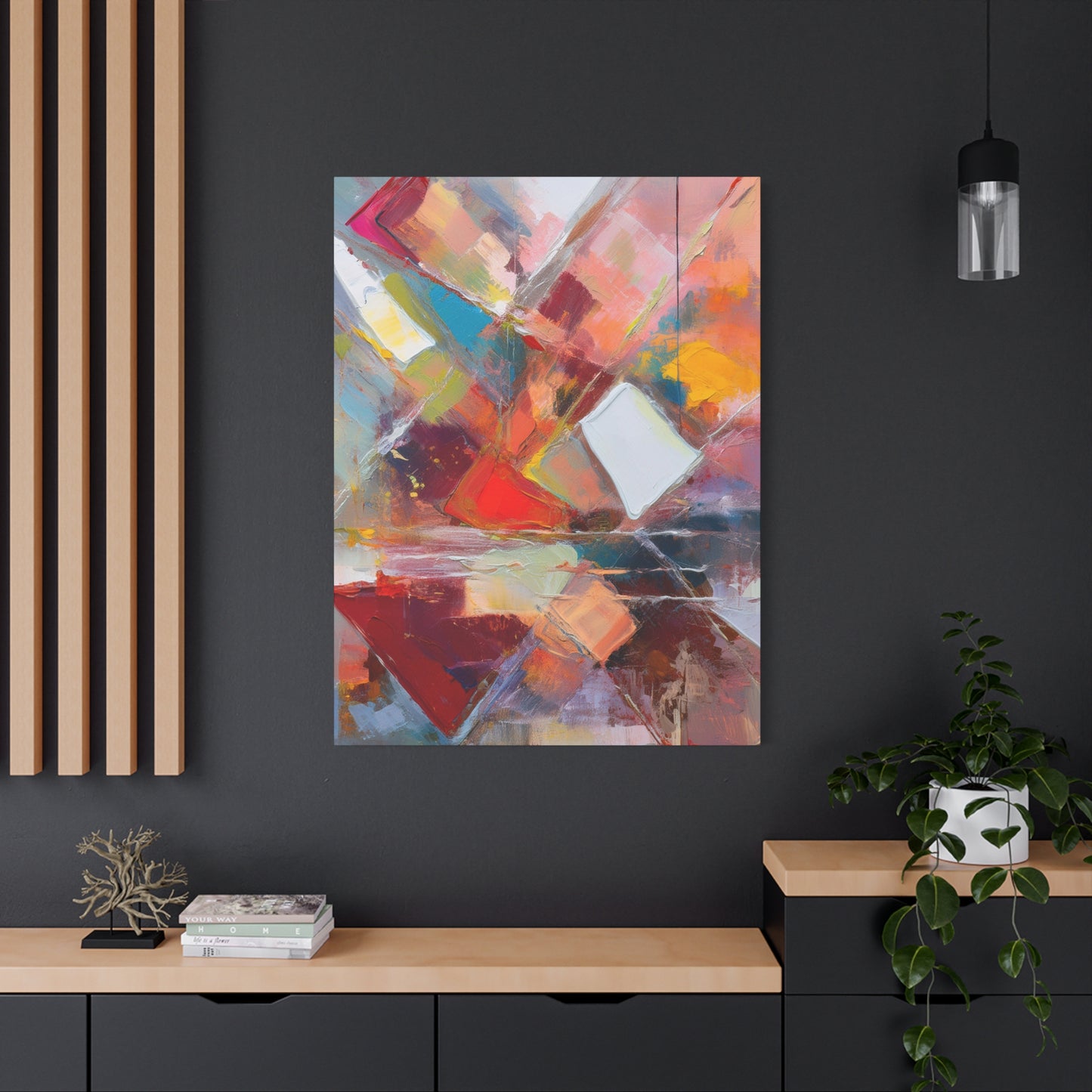 Abstract Oil Painting Print Canvas 20x24,20x30,24x30 24x32,24x36,30x40 32x48,36x48,40x60 Pine-Wood Inner Frame ABS-180