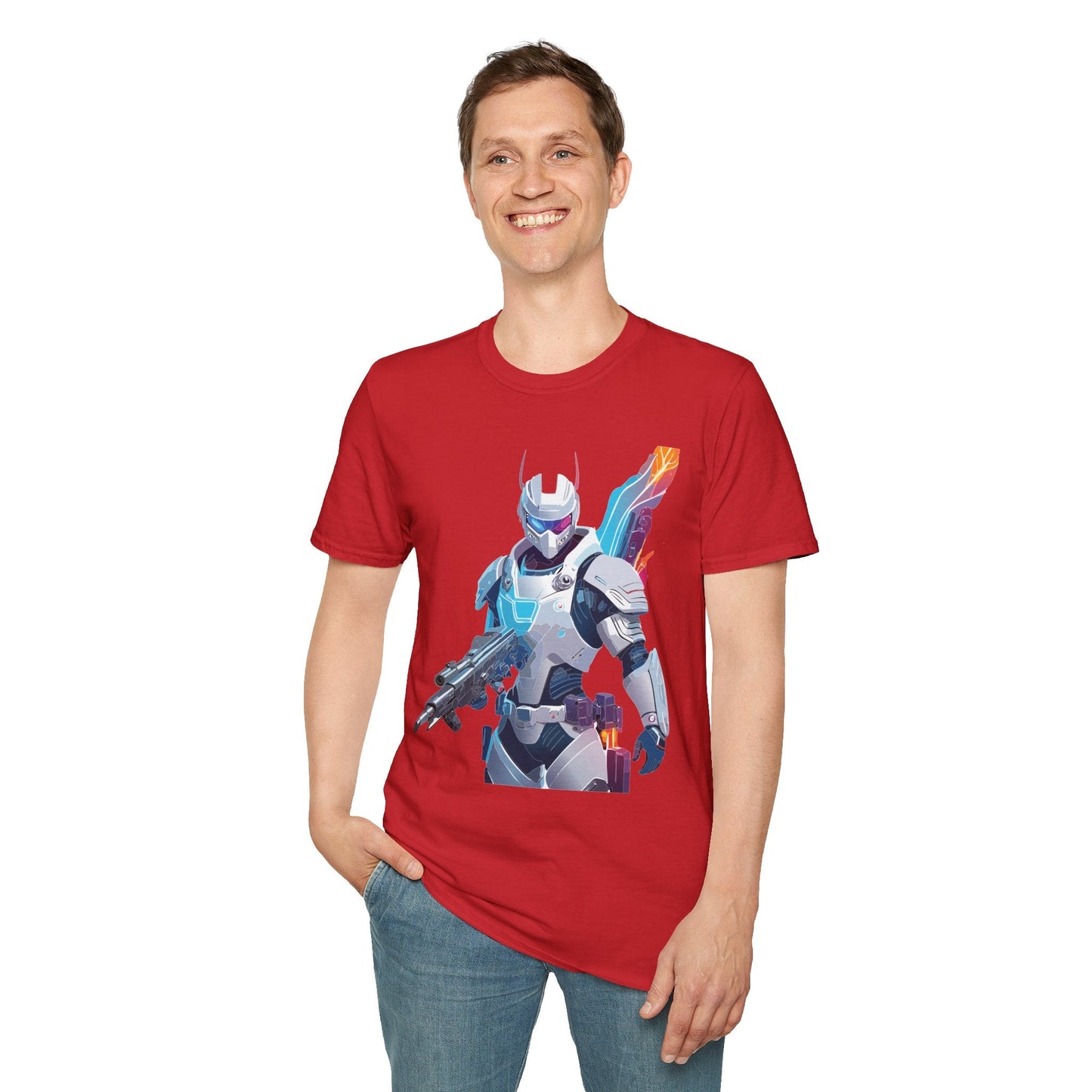 Robocop Graphic Unisex Cotton With Cyber Man Artwork Tee 3