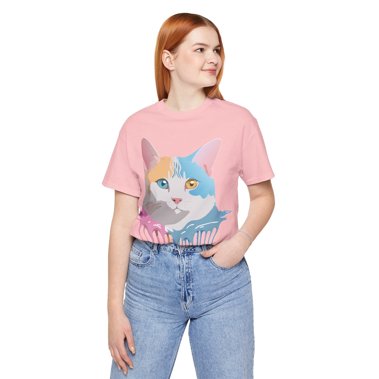 Adelpha Cat Graphic Tee Unisex Jersey Short Sleeve Vintage Inspired