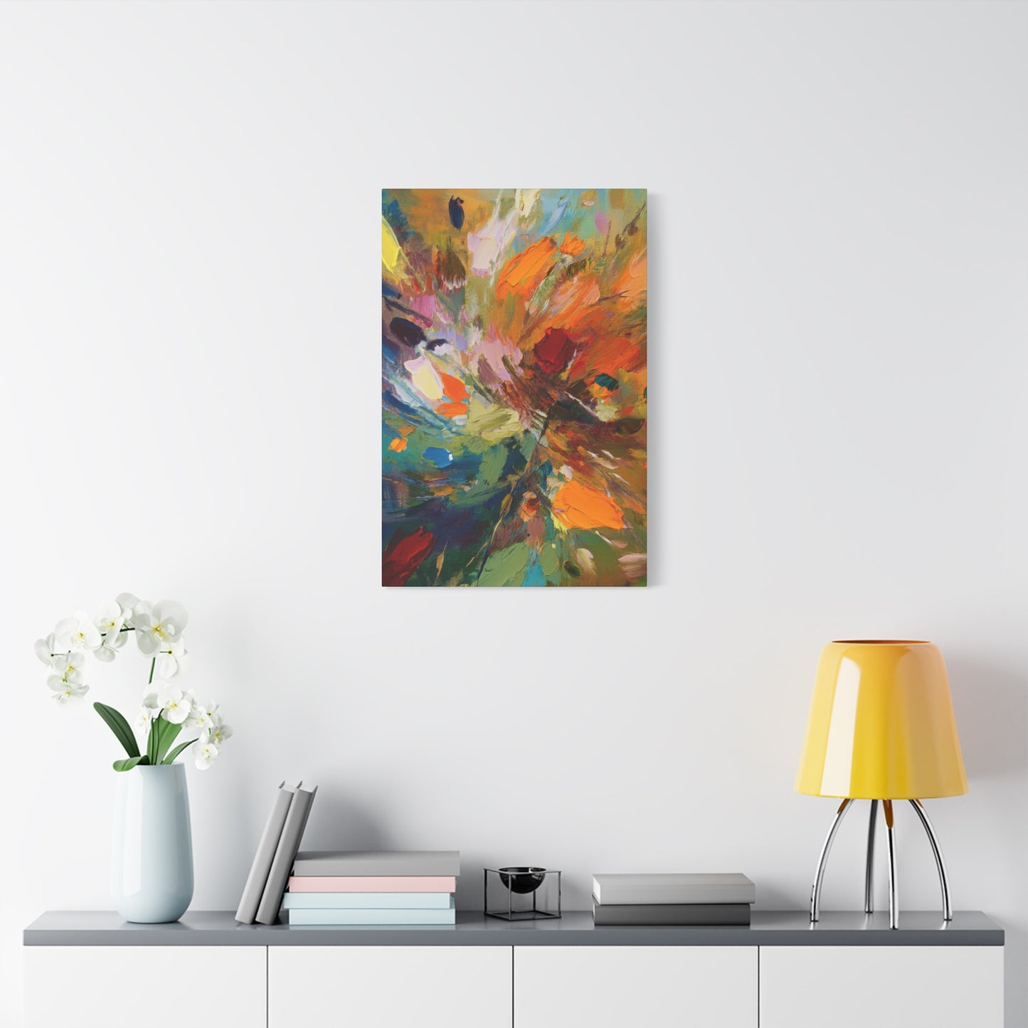 Abstract Oil Painting Print Canvas 20x24,20x30,24x30 24x32,24x36,30x40 32x48,36x48,40x60 Pine-Wood Inner Frame ABS-93