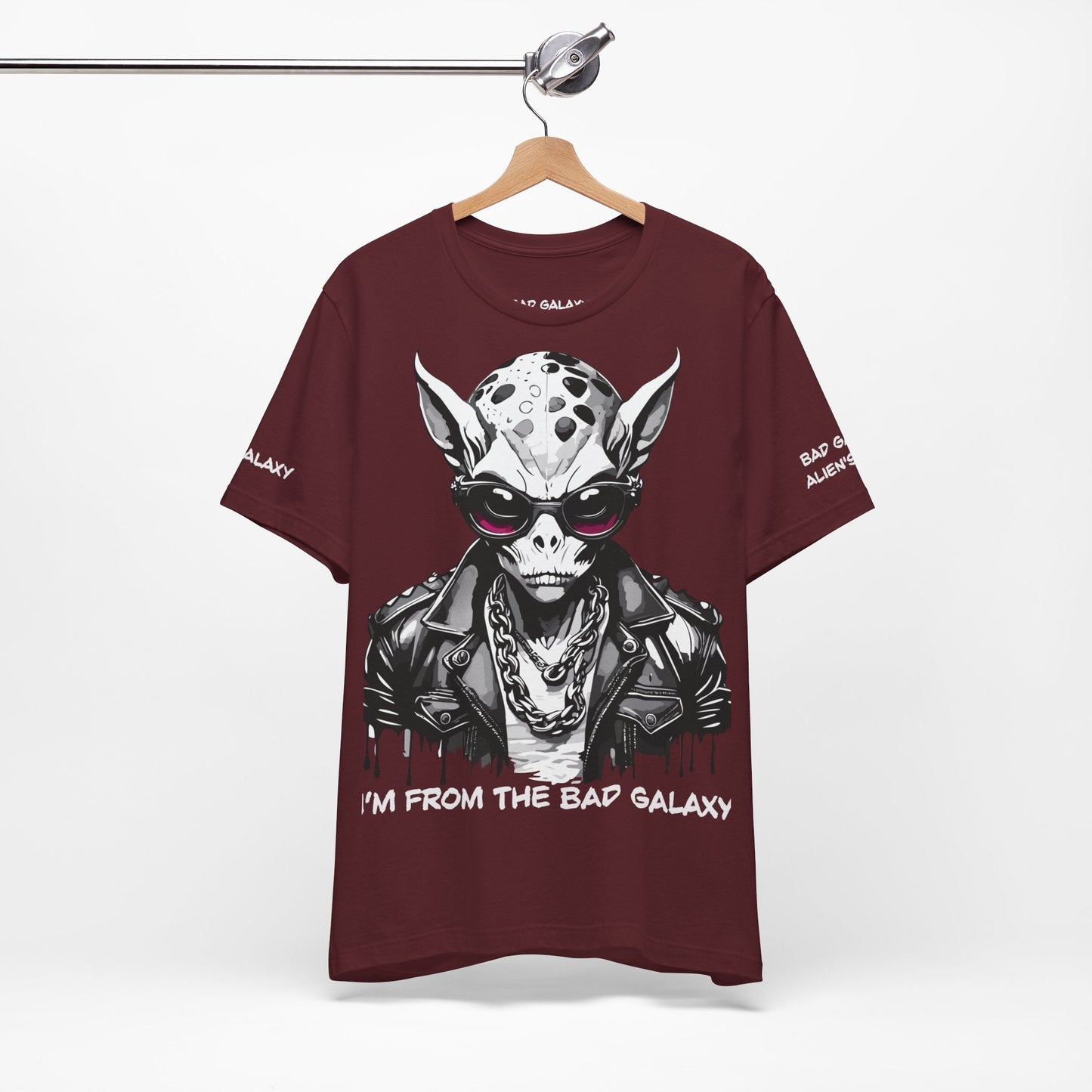 Alien Tee Shirt From Bad Galaxy Made To Order 100 Percent Cotton With Eco Friendly Inks