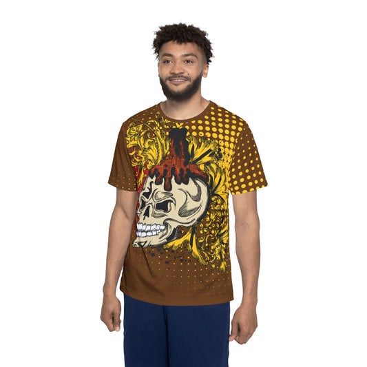 Be16 Fun Graphic T-Shirt, Art Design Poly Shirt, All Over Print Graphic Tee, Funny Print T-Shirt, Funny Cartoon Tee